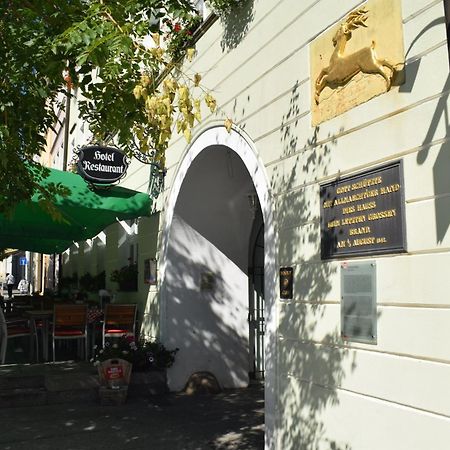 Akzent Hotel Goldner Hirsch Kamenz Exterior foto